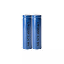 Two 10370 LiFePO4 3.2V 120mAh rechargeable cells side by side on white background