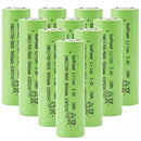10-pack 21700 5000mAh flat top rechargeable batteries bulk quantity