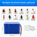 12.8V 18Ah 32700 LiFePO4 battery 4S3P 3x4 rectangular detailed dimensions measuring 19.2cm length by 12.8cm width by 7cm height.