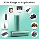 14500 500mAh LiFePO4 battery powering a battery-operated children's toy with a dummy cell spacer