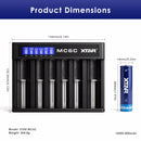 Ultra-Compact 14500 Battery and Charger Size