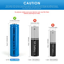 Button top vs flat top 14500 battery guide