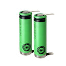 14500 680mAh center solder tabs battery 2 pack