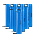 14650 3.7V 1100mAh protected battery with solder tabs 10 pack
