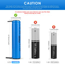14650 battery with PCB protection and welding tabs