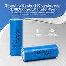 18500 1200mAh 3C battery low IR 500 cycles