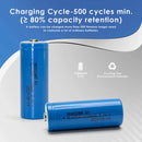 18500 1200mAh 3C battery low IR 500 cycles