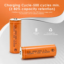18500 2000mAh 3C battery 500 cycles