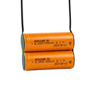 18500 7.4V 2000mAh 2S battery pack with wires for vacuum cleaner