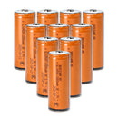 18500 battery 3.7V 2000mAh 3C 10-pack protected top Li-ion rechargeable cells main product image