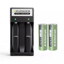 18650 rechargeable battery with universal smart charger combo kit
