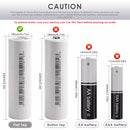 Standard flat top terminal design for lighting batteries