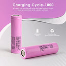 Outdoor application performance chart for 18650 3000mAh batteries