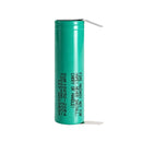 INR18650-20R4 18650 high-drain 2000mAh 20A Li-ion rechargeable battery – available in flat top, button top, spot welded, and wired options.