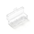 1 slot 18650 battery storage case – clear PP protective box for single cell