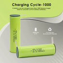Performance chart for standard 21700 4500mAh flat top battery