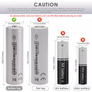 Terminal designs specific to 21700 battery format