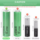 Samsung SDI INR21700-50S 5000mAh 25A 3.7V High-Drain Li-ion Battery – 5C Discharge, 12mΩ Ultra-Low IR for High-Power Tools & Vehicles (2-Pack / Flat/Button/Welded/Wired/Protected Options)