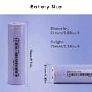 Samsung 40T 21700 cell with professionally spot-welded pure nickel tabs for high-current pack building