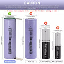 Specialized terminal designs for high power 21700 batteries
