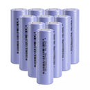 Single 21700 LiFePO4 3000mAh 3.2V 3C high discharge cell on white background