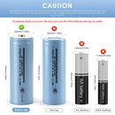 Detailed features of 26700 LiFePO4 battery showcasing the integrated explosion-proof safety valve for leak protection and low self-discharge technology for long-term storage