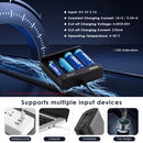 Fast 2A USB Charging for 14500 Battery