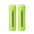 2-pack 18650 2500mAh high capacity flat top batteries for lighting