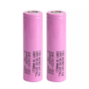 2-pack 18650 3000mAh flat top rechargeable batteries for outdoor applications