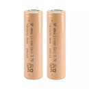 2-pack 18650 3300mAh high capacity flat top rechargeable batteries
