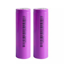 2-pack 21700 5000mAh high capacity flat top li-ion batteries