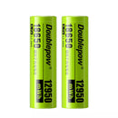Two-pack of high capacity 3500mAh lithium rechargeable batteries 3.7V
