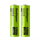 Two-pack of high capacity 3500mAh lithium rechargeable batteries 3.7V