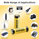 Two-pack ICR batteries powering RC cars and LED lighting systems