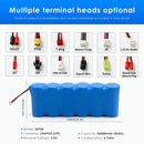 3.2V 36Ah 32700 LiFePO4 battery pack 1S6P detailed dimensions measuring 19.2cm length by 7cm height.
