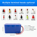 3.2V 48Ah 32700 LiFePO4 battery pack 1S8P detailed dimensions measuring 25.6cm length by 7cm height.