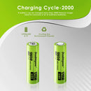 Longevity performance chart for high capacity 3500mAh batteries