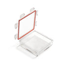 4 slot 18650 waterproof battery case – black or clear, IP67 rated with O-ring