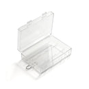 4 slot 26650 battery storage case – clear PP protective box for four large cells