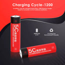 Balanced performance cycle chart for 5C 2500mAh battery
