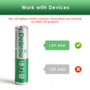Delipow AAA solar battery safety features – leak-resistant design, overcharge protection, pressure relief, green power certification