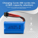 800mAh 15C LiFePO4 RC battery 2000 cycles long lifespan