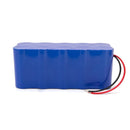 6.4V 30Ah 32700 LiFePO4 battery pack 2S5P dual row compact rectangular design for space-saving solar light and DIY installation.