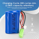 1200mAh 15C 2S RC battery 8.88Wh high capacity