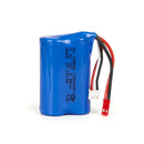 7.4V 1200mAh 15C Li-ion RC battery pack 2S 18500 18A high drain for cars planes boats