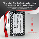 1200mAh 15C checkered RC battery 8.88Wh capacity