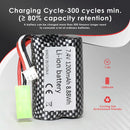 1200mAh 15C checkered RC battery 8.88Wh capacity