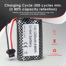 1200mAh 15C checkered RC battery 8.88Wh capacity