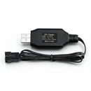 7.4V 2S Li-ion USB Charging Cable with SM-4P Positive Plug, 1000mA Lightweight Charger Cord for RC Car Battery Packs