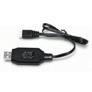 7.4V 2S Li-ion Battery USB Charging Cable with XH-3P Connector, 1300mA Fast Charge Cord for RC Car and Drone Packs